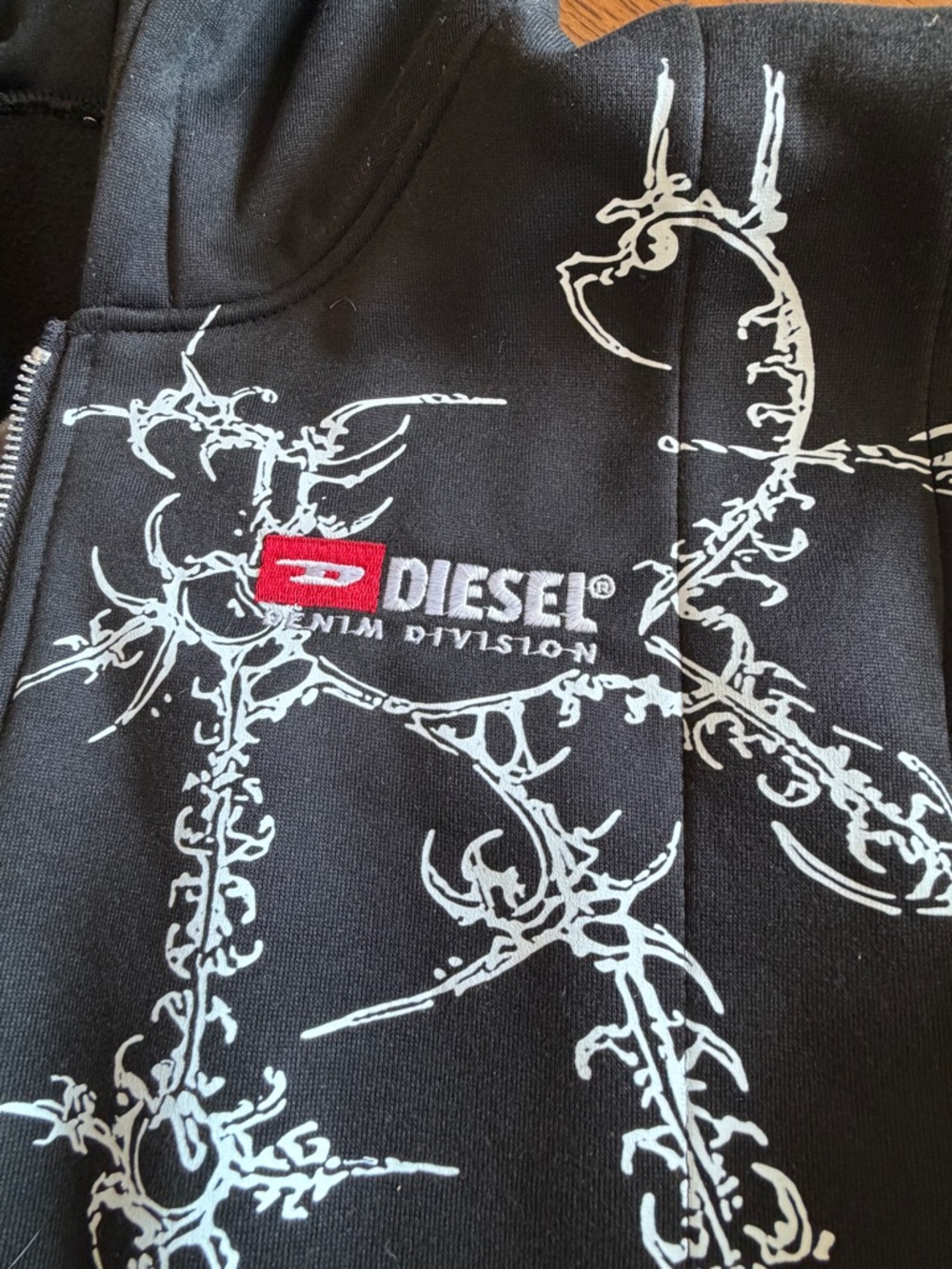 Diesel Black Hoodie - Picture 4 of 6